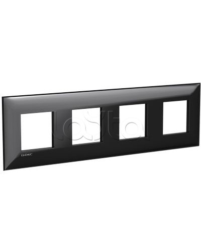 Рамка ARTLEBEDEV Черный квадрат Avanti, 8 мод. DKC 4402908 в Назрани Аксессуары для лотков Pintop.ru