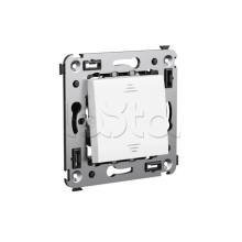 Выключатель одноклавишный в стену, "Avanti", "Ванильная дымка" DKC 4405103