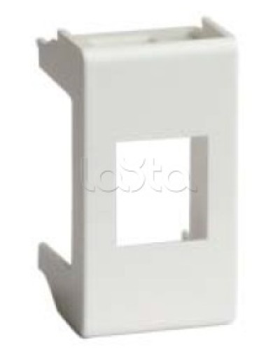 Адаптер для информационных разъемов SIEMON, «Viva», 1 мод., белый DKC 45008 в Назрани Аксессуары для стоек и шкафов Pintop.ru