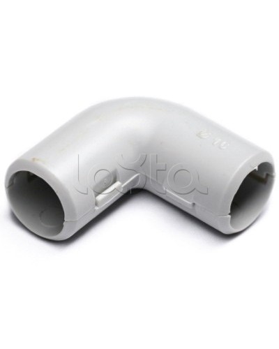 Колено открывающееся, 90 градусов 32 DKC (50532) - Колено открывающееся 90°, номинальный ф32мм, пластик, IP40, RAL 7035 в Назрани Повороты, муфты, тройники Pintop.ru