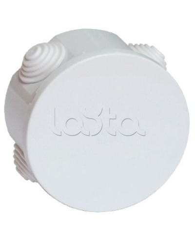 Коробка ответвительная с кабельными вводами, IP44, д.65х35 мм (24 шт/уп) DKC 53500R в Назрани Распределительные коробки Pintop.ru