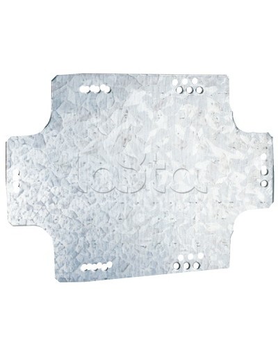 Монтажная пластина из оцинк. стали 206х164х1,5мм, для коробок 240х190мм DKC 59607 в Назрани Крепежные изделия Pintop.ru