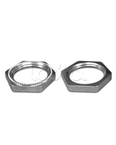 Гайка заземляющая M25x1,5 никел. латунь DKC 6006EMC-25 в Назрани Крепеж Pintop.ru