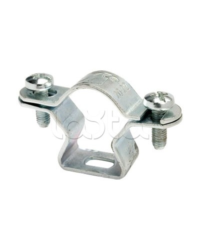 Стальной хомут 50-1 1/2 мм, оцинкованная сталь DKC 6040-50 в Назрани Крепеж Pintop.ru