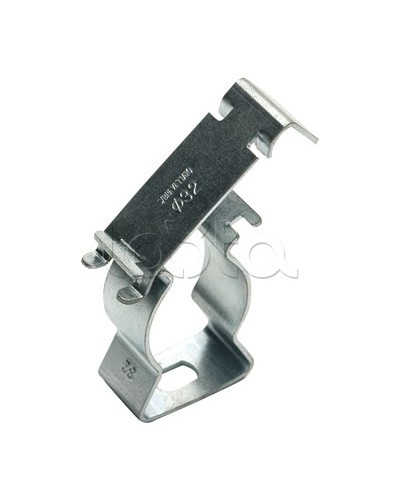 Держатель с крышкой D32, оцинкованная сталь DKC (6044-A32) в Назрани Держатели, клипсы, скобы Pintop.ru