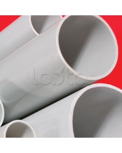 Труба глад. ПВХ 63 мм 3 м тяжёлая атмосферостойкая серый DKC 63563UF в Назрани Гладкая труба Pintop.ru