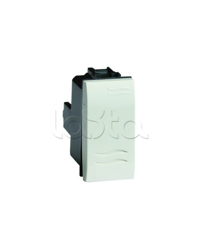 Выключатель, белый, 1мод. DKC (76001B) в Назрани Аксессуары для кабель-канала Pintop.ru