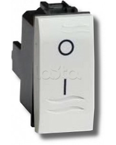 Выключатель двухполюсный белый 1 мод в Назрани Аксессуары для стоек и шкафов Pintop.ru