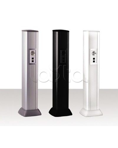 Колонна алюминевая 0,71 м, цвет черный DKC 09593 в Назрани Аксессуары для стоек и шкафов Pintop.ru