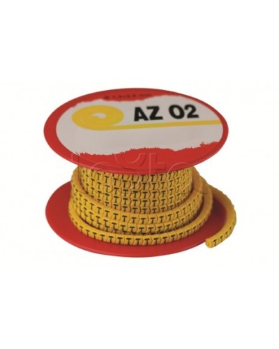 Колечко маркировочное S, 1,3-2,5мм. черное на желтом DKC AZO2SSBY в Назрани Крепежные изделия Pintop.ru