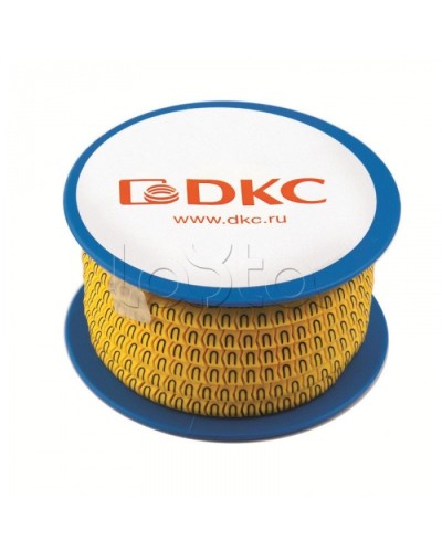 Колечко маркировочное +, 4-8мм. черное на желтом DKC AZS410BY в Назрани Крепежные изделия Pintop.ru