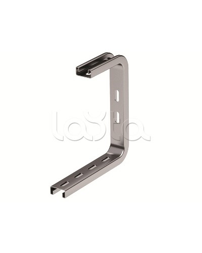 Консоль легкая потолочная DS осн.150 мм, длина 190 мм, цинк-ламельная DKC / ДКС (BBA3015ZL) в Назрани Аксессуары для лотков Pintop.ru