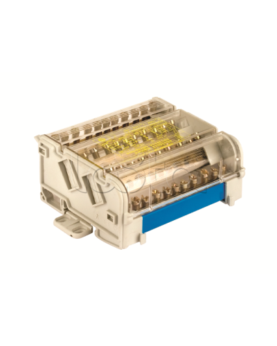 Блок распределительный на DIN рейку 2р 125А, 7х6мм 2х7,5мм 2x9мм DKC BD125112 в Назрани Аксессуары для лотков Pintop.ru