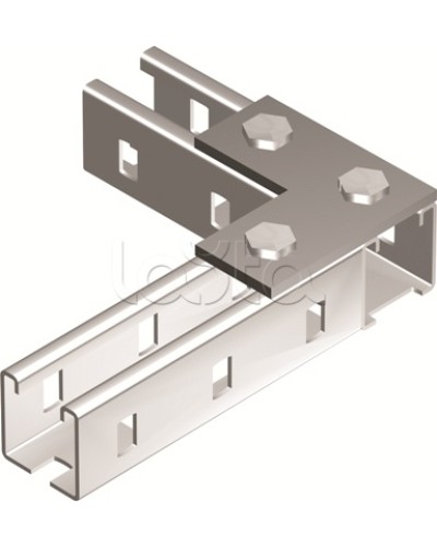 Пластина соединительная L-обр., длина 90х90 мм, 3отв., горячеоцинкованная DKC BMD1021HDZ в Назрани Крепежные изделия Pintop.ru