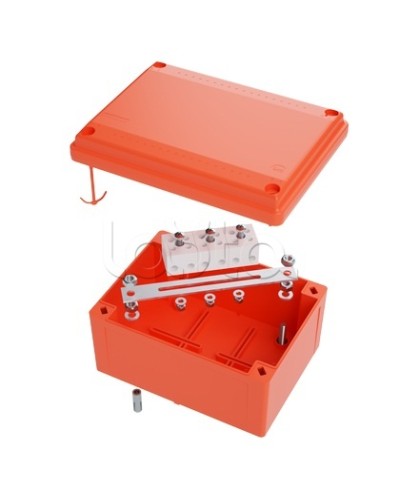 Коробка пластиковая FS с гладкими стенками и клеммниками DKC IP56 100х100х50мм FSB10404 в Назрани Распределительные коробки Pintop.ru