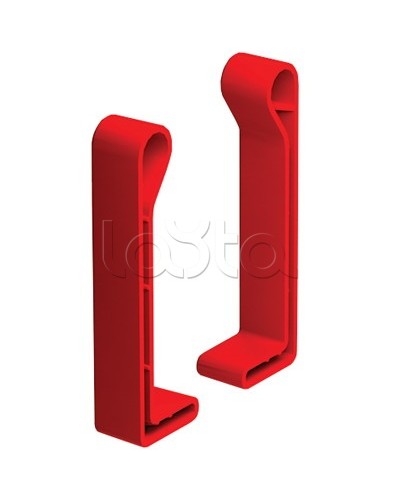 Комплект торцевых заглушек, правая + левая, H 100, полиэтилен RAL3020 DKC LS1000 в Назрани Крепежные изделия Pintop.ru