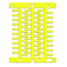 Маркировка для провода, жесткая, для трубочек. 4х23мм. Желтая DKC NUT23Y