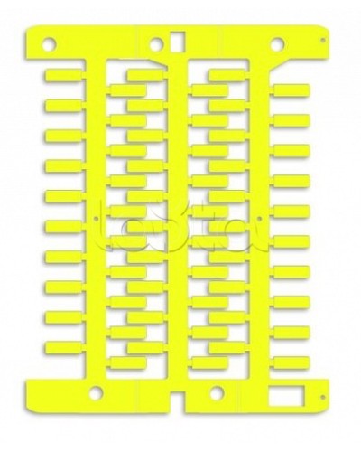 Маркировка для провода, жесткая, для трубочек. 4х23мм. Желтая DKC NUT23Y в Назрани Крепежные изделия Pintop.ru