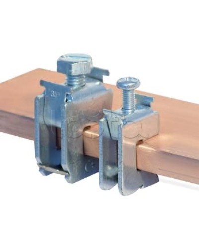 Шинная клемма для кабеля, сечение шины 10 мм, кабель 35-70 мм DKC R5BC1070 в Назрани Крепежные изделия Pintop.ru