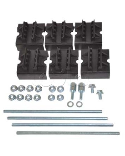 Набор держателей, для шин толщиной 10мм, 1-3 шины на полюс, 4 полюса DKC R5BSEV3/10TN в Назрани Повороты, муфты, тройники Pintop.ru