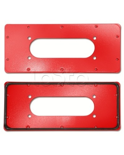 Фланец красный для ST с перф. Тип 3 DKC R5FPST01-RAL3000 в Назрани Аксессуары для стоек и шкафов Pintop.ru