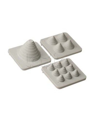 Ввод кабельныймембранный 4х21мм 4 отверстий диаметр 47мм (20 шт/уп) DKC R5MP01 в Назрани Аксессуары для стоек и шкафов Pintop.ru