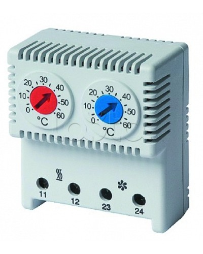 Термостат сдвоенный DKC (R5THRV13) в Назрани Аксессуары для стоек и шкафов Pintop.ru