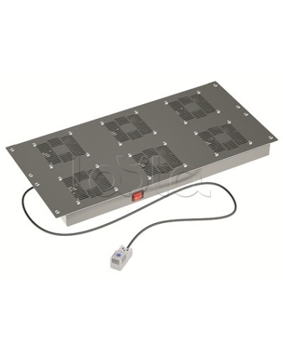 Потолочный вентиляторный модуль, с термостатом 6 вент. для крыши Ш= 600мм DKC R5VSIT6006FT в Назрани Вентиляторные модули Pintop.ru