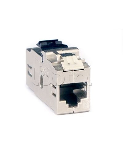 Модуль Keystone RJ45 CAT6 проходной экранированный, серебристый DKC RNK6FESL в Назрани Модули Keystone Pintop.ru