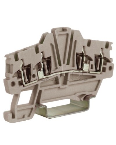 Зажим 1,5 кв.мм серый 2 ввод/2 вывода DKC ZHM420GR в Назрани Держатели, клипсы, скобы Pintop.ru