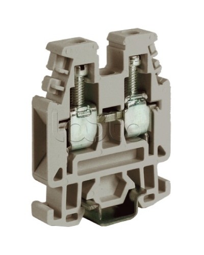 Зажим 4 кв.мм серый DKC ZRP300GR в Назрани Крепежные изделия Pintop.ru