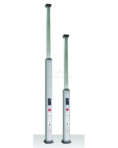 Колонна алюминиевая, 2.7 - 4.2м, цвет чёрный DKC 09573 в Назрани Аксессуары для стоек и шкафов Pintop.ru