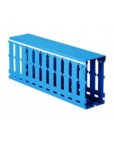 Короб перфорированный, синий RL6 40x60 DKC 01284RL в Назрани Аксессуары для кабель-канала Pintop.ru
