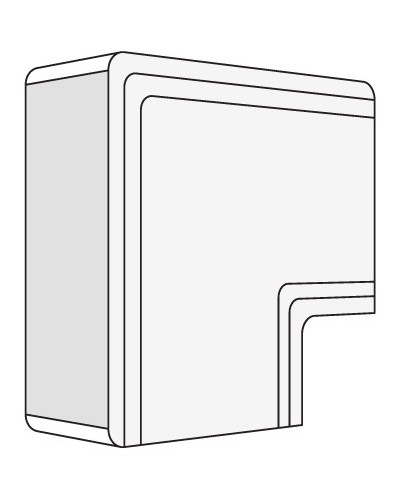 Угол плоский NPAN 80x60 мм DKC 01744 в Назрани Аксессуары для кабель-канала Pintop.ru