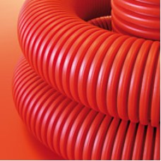 Труба гофрированная двустенная ПНД 160 мм для кабельной канализации с протяжкой DKC 121916 (50 м)