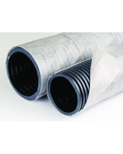 Труба ПНД гибкая дренажная д.125мм с геофильтром SN6, перфорация 360 град DKC (141912A) в Назрани Труба гофрированная Pintop.ru