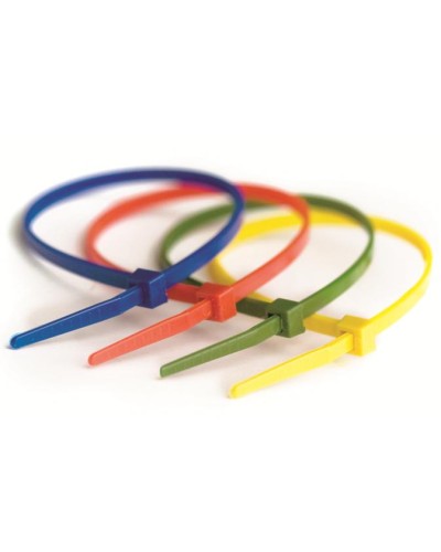 Хомут-стяжка нейлоновый, стандартный PL6.6 3.6х200 мм зеленый DKC 25214CV (100 шт/уп) в Назрани Стяжки-хомуты Pintop.ru