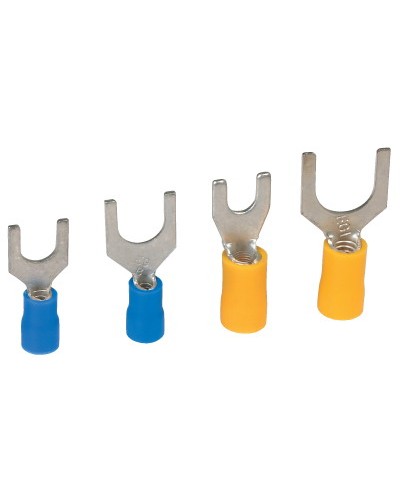 Наконечник вилочный с изолир.фланцем 1,5-2,5 кв.мм 10,2 мм (НВИ) DKC 2B110P в Назрани Крепеж: Дюбели, шурупы, саморезы Pintop.ru