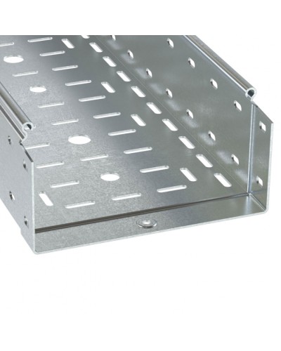 Лоток перфорированный 100х100 L3000 толщ.1,0 мм, горячеоцинкованный DKC (3534110HDZ) в Назрани Кабельные лотки Pintop.ru