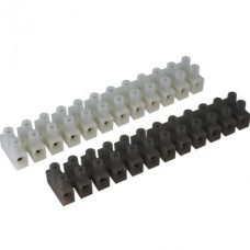 Клемник полипропилен черный, 12р,450V, 24A, 2.5мм.кв DKC 43112PL/R