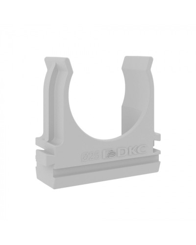 Держатель с защелкой, д.25мм DKC (51025R) в Назрани Держатели, клипсы, скобы Pintop.ru