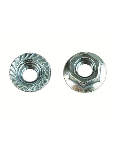 Гайка с насечкой, препятствующей откручиванию М6 HDZ (200 шт/уп) DKC (CM100600HDZ) в Назрани Крепеж Pintop.ru