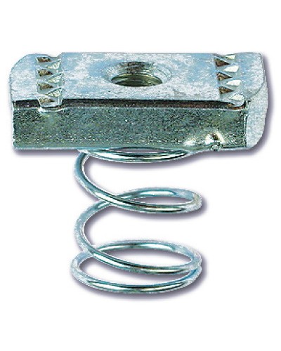 Гайка для подвешивания профиля (с удлиненной пружиной) М10х40 DKC CM161000 в Назрани Крепежные изделия Pintop.ru