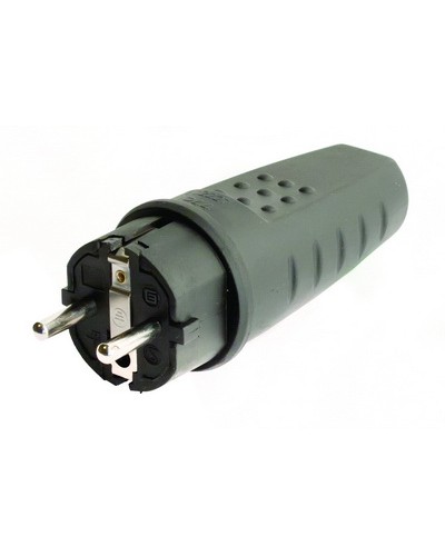 Вилка Schuko. Каучук. DKC DIS1103100 в Назрани Аксессуары для стоек и шкафов Pintop.ru