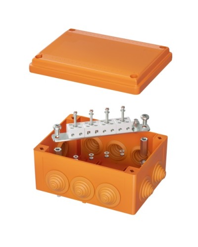 Коробка пластиковая FS с кабельными вводами иклеммниками,IP55,150х110х70мм, 8р, 450V,6A,4мм.кв DKC (FSB21804) в Назрани Распределительные коробки Pintop.ru