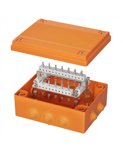 Коробка пластиковая FS с кабельными вводами иклеммниками DKC (FSB414004) в Назрани Распределительные коробки Pintop.ru