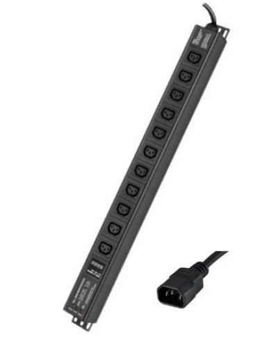 Блок распределения питания вертикальный для 19 шкафов DKC R5VIEC11CDOP в Назрани Блоки розеток Pintop.ru