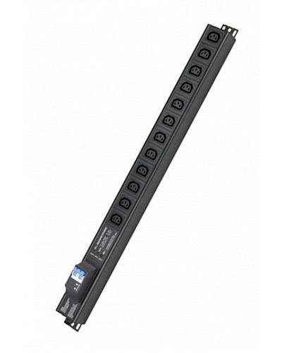 Блок распределения питания вертикальный для 19 шкафов DKC R5VIEC12CBOP в Назрани Блоки розеток Pintop.ru