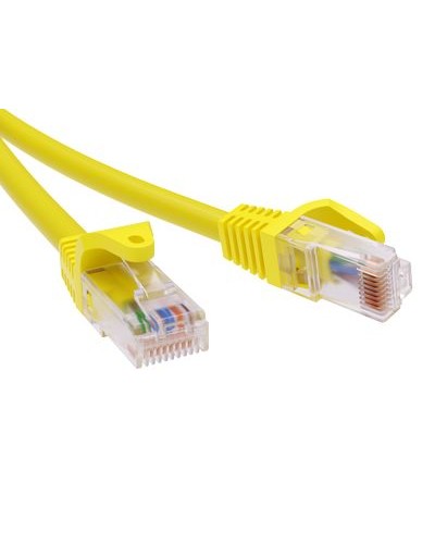 Патч-корд неэкранированный CAT6 U/UTP 4х2, LSZH, желтый, 0.5м DKC RN6UU4505YL в Назрани Патчкорды (медные) Pintop.ru
