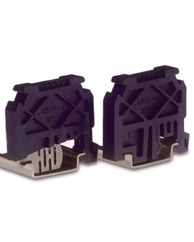 Торцевой упор BTU для фиксации клеммных зажимов на рейке ДКС ZBT005 в Назрани Держатели, клипсы, скобы Pintop.ru